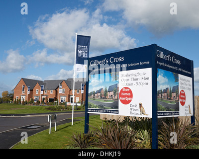 David Wilson homes show à Sandbach Cheshire UK Banque D'Images