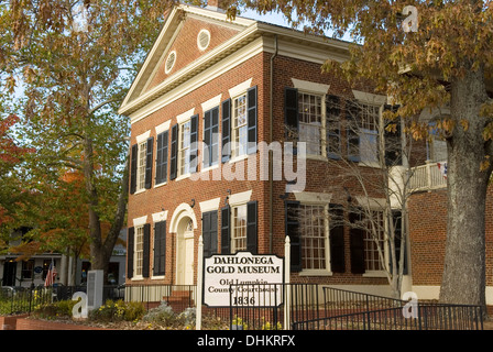 Musée de l'or Dahlonega Georgia USA Banque D'Images