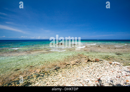 Meridien Beach, Roatan Honduras Banque D'Images