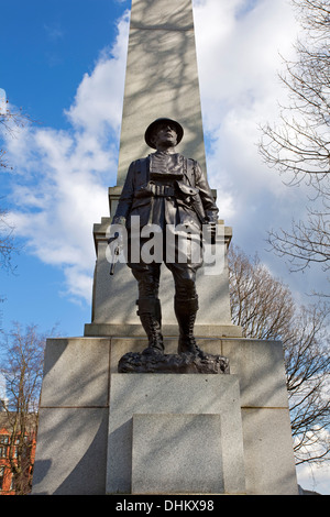 Le monument commémoratif de guerre du Transvaal à Weston Park Sheffield South Yorkshire, UK Banque D'Images