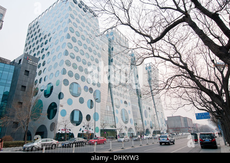 Guanghualu à SOHO Road 22 à Beijing Central Business District (CBD), Chaoyang District, Beijing, Chine Banque D'Images