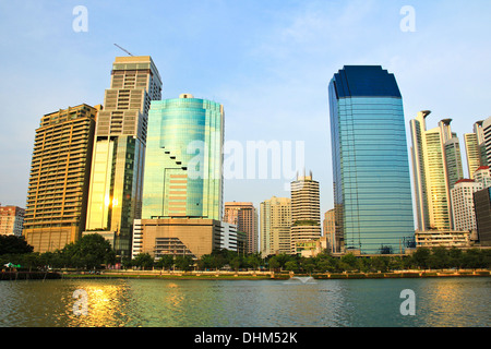La vue sur la ville de Bangkok, Thaïlande Banque D'Images