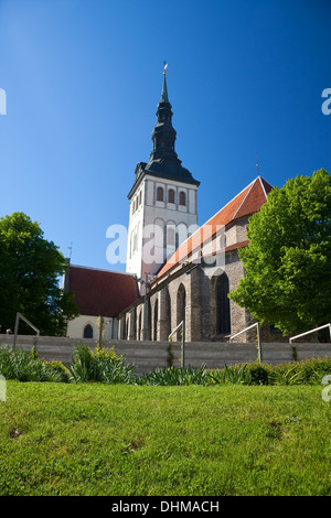 Eglise Saint-Nicolas à Tallinn, Estonie Banque D'Images