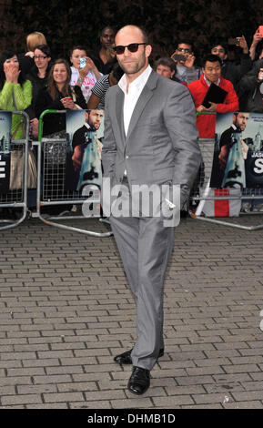 Jason Statham La création européenne de "sûre" tenu à la BFI IMAX - Arrivées. Londres, Angleterre - 30.04.12 Banque D'Images