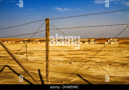 Magnifique photo villages abandonnés dans la mer Morte Banque D'Images