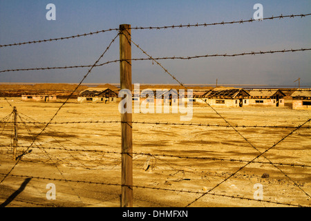Magnifique photo villages abandonnés dans la mer Morte Banque D'Images