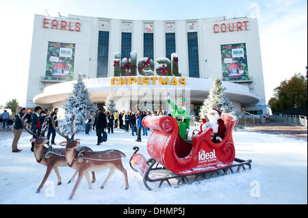 Londres, Royaume-Uni - 13 novembre 2013 : Jour de l'ouverture de l'Ideal Home Show de Noël 2013 à Earls Court Crédit : Piero Cruciatti/Alamy Live News Banque D'Images