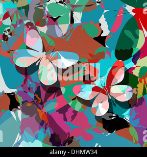 Butterfly abstract design Banque D'Images