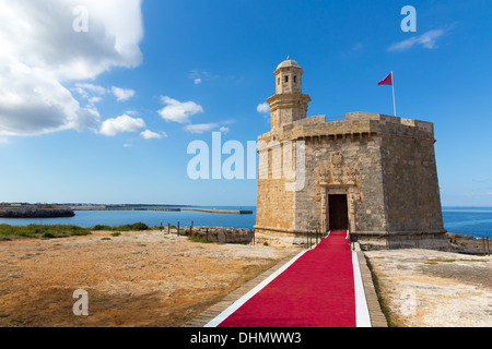 Ciutadella Castell de Sant Nicolas Castillo San Nicolas à Ciudadela Îles Baléares Banque D'Images