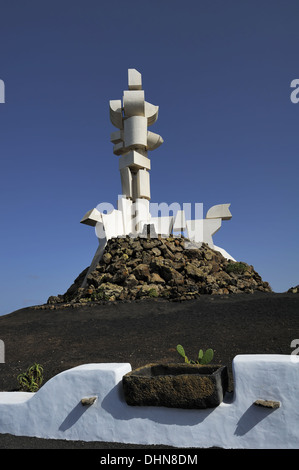 Monument Al Campesino, île de Lanzarote, îles Canaries, Espagne Banque D'Images