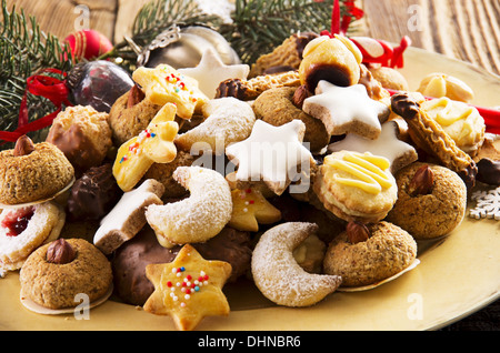 Biscuits de Noël Banque D'Images