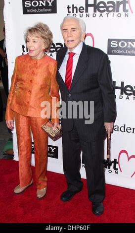 Kirk Douglas, Anne Douglas le Gala de la fondation du Cœur Los Angeles, Californie - 10.05.12 Banque D'Images