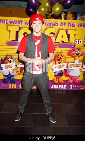 George Sampson 'Top Cat 3D' à la vue West End - Intérieur : Londres, Angleterre - 13.05.12 ***Pas disponible pour publication dans le Daily Express, le Daily Star et l'Evening Standard. Disponible pour publication dans le reste du monde*** Obligatoire Crédit : Cameron Clegg/WENN.com Banque D'Images
