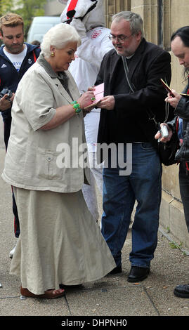 Pam Saint Clément à l'ITV studios London, England - 16.05.12 Banque D'Images