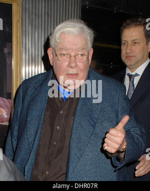 Richard Griffiths OBE à la presse pour la nuit Sunshine Boys au Savoy Theatre. Londres, Angleterre -17.05.12 Banque D'Images