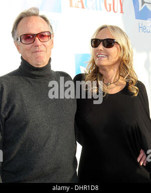 Peter Fonda et Margaret DeVogelaere Parky Guérir la baie's 'Ramener la plage' Présentation des prix et le dîner annuel des arrivées - Santa Monica, Californie - 17.05.12 Banque D'Images