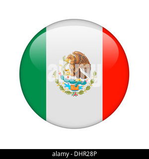 Le drapeau mexicain Banque D'Images