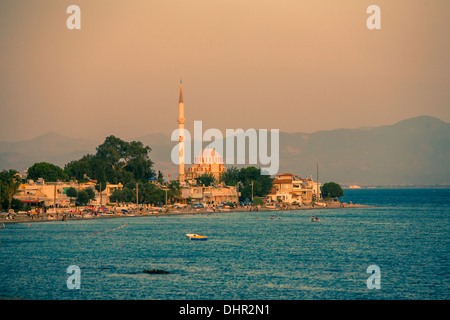 La plage par la route en Turquie, 2013 Banque D'Images