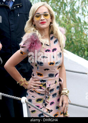 Rita Ora au 'Grand Journal' pendant le 65e Festival de Cannes. Cannes, France - 21.05.12 Banque D'Images