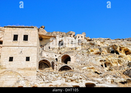 Grottes de Cavusin Turquie Banque D'Images