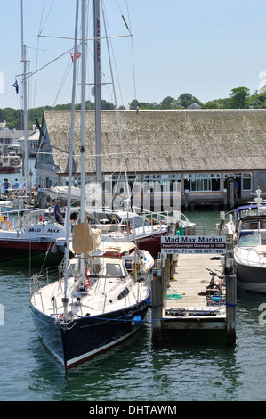 Marina dans Edwardstown, Martha's Vineyard, Massachusetts, USA Banque D'Images