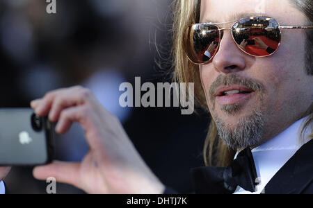 Brad Pitt 'Tuer doux' premiereduring le 65e Festival de Cannes Avec : Brad Pitt Où : Cannes, France Quand : 22 mai 2012 Banque D'Images