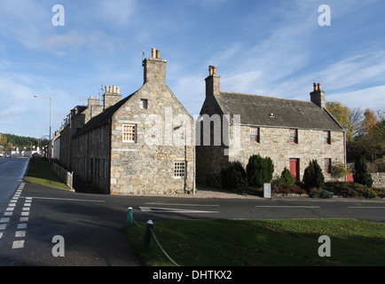 Grantown-on-Spey Scène de rue l'écosse novembre 2013 Banque D'Images