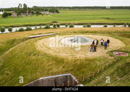 Pays-Bas, Spijcurboor, fort bij Spijcurboor, ligne de défense d'Amsterdam. Waterlinies Hollandse. Lignes de défense des eaux néerlandaises. Banque D'Images