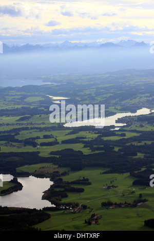 Réservoir de Lech près de Lechbruck Banque D'Images