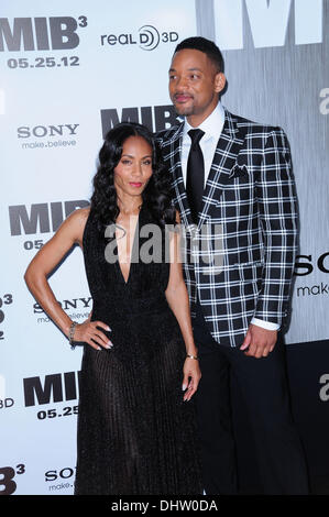 Jada Pinkett-Smith et Smtih 'Men in Black III' New York Premiere, tenue à la Ziegfeld Theatre - Arrivées New York City, USA - 23.05.12 Banque D'Images