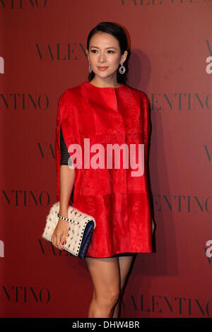 Shanghai, Chine. 14Th Nov, 2013. Zhang Ziyi participe à l'activité de Valentino à Shanghai, Chine, le jeudi 14 novembre 2013. Credit : TopPhoto/Alamy Live News Banque D'Images
