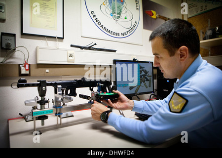 CRIME SCENE INVESTIGATION Banque D'Images