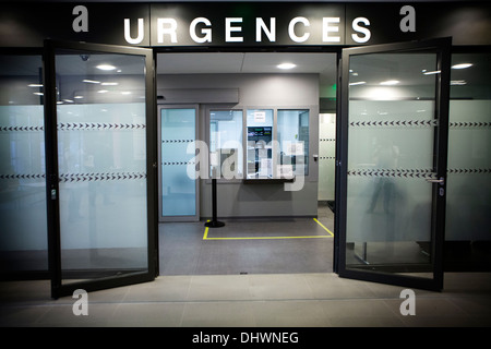 Cas d'urgence, hôpital Banque D'Images