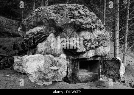 L'Italie. Seconde guerre mondiale bunker Banque D'Images