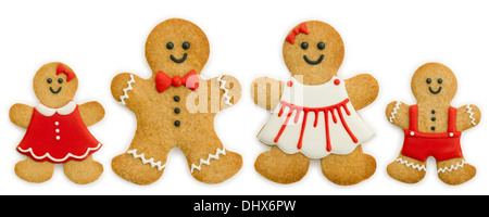 Famille d'épices isolé sur fond blanc Banque D'Images