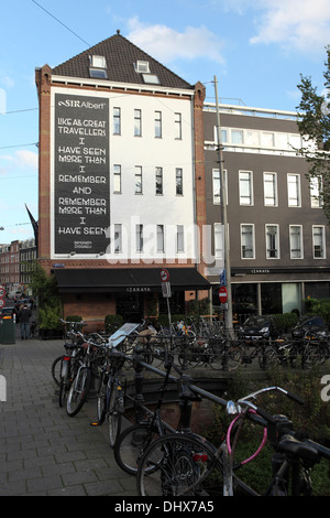 Le Sir Albert Hotel à Amsterdam, aux Pays-Bas. Banque D'Images