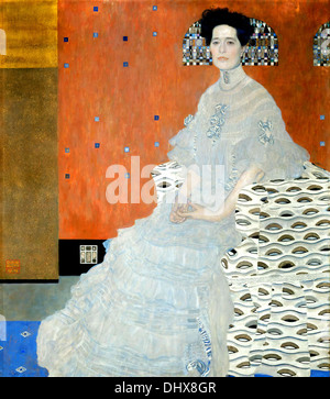 Portrait de Fritza Riedler - par Gustav Klimt, 1906 Banque D'Images