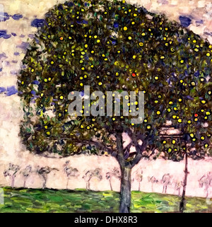 Apple Tree - par Gustav Klimt, 1912 Banque D'Images