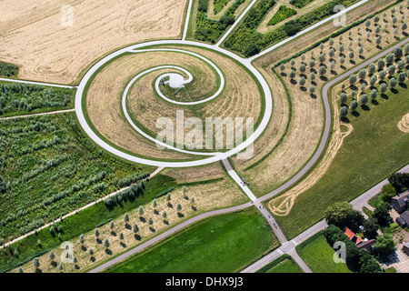 Pays-bas, Amsterdam, colline artificielle appelée en Gaatkensbult Gerritsepolder Jan appelé zone de loisirs aériens, Banque D'Images
