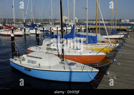 Marina à Kiel Banque D'Images