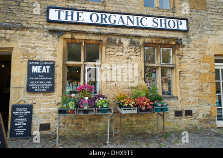 La Boutique Bio Place du Marché Stow-on-the-Wold Cotswolds UK Banque D'Images