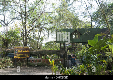 Entrée à la Bellavista Cloud Forest Lodge Banque D'Images