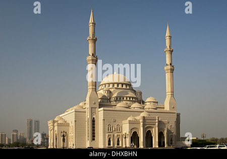 Mosquée Al Majaz, Sharjah Banque D'Images