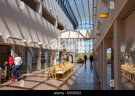 Intérieur de l'édifice Arktikum, institution d'une exposition publique à Rovaniemi pour tout ce qui a trait à l'extrême nord. Banque D'Images