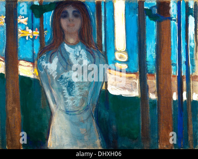 La voix, une nuit d'été - d'Edvard Munch, 1896 Banque D'Images