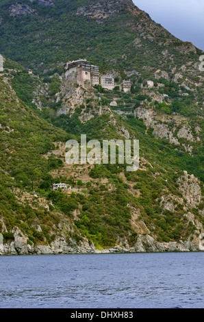 Monastère Simonos Petras, Mt. Athos, Grèce 130920 71313  Banque D'Images