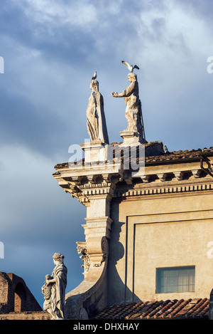 Santa Francesca Romana, Forum Romain, ville historique, Rome, Italie, Europe Banque D'Images