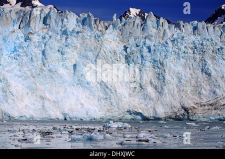 Glacier maritime dans le Prince William Sound Banque D'Images
