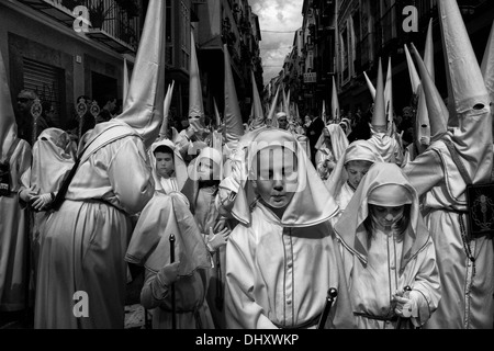 Semaine sainte commémorée dans le sud de l'Espagne Banque D'Images