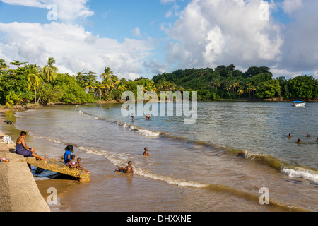 Plage de la baie de Balandra Banque D'Images